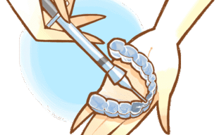 ホームホワイトニングイラスト